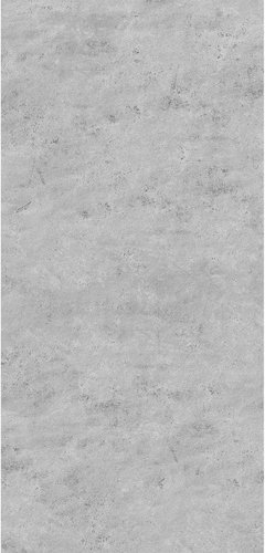 BREUER Badrückwand, Muster: Marmor-Optik hochglanz, Aluminium-Verbundplatte - grau