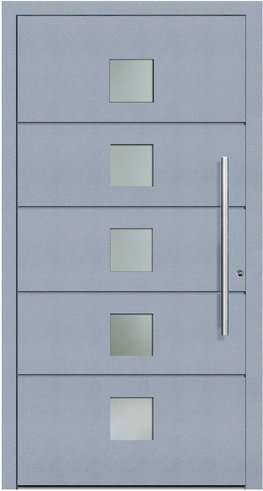 KNOCK Aluminium-Haustür »Terra Nova«, grau