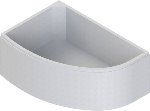 OTTOFOND Wannenträger »Salinas«, BxHxL: 92,7 x 57 x 146,7 cm, weiß - weiss