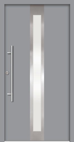Splendoor Sicherheitshaustür »RHODOS Prime RC2«, Aluminium, in verkehrsgrau