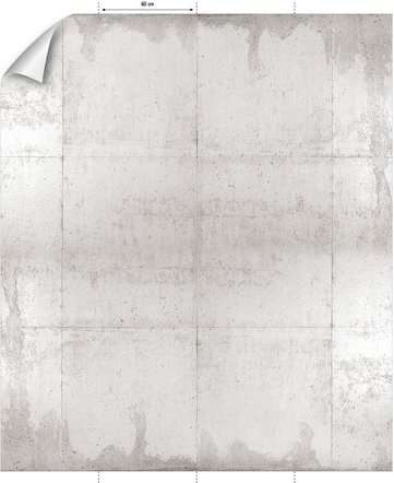 mySPOTTI Vliestapete »Betonwand«, Betonwand, grau, matt