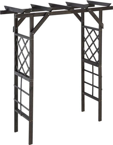 PROMADINO Pergola, BxHxL: 65 x 206 x 192 cm - grau