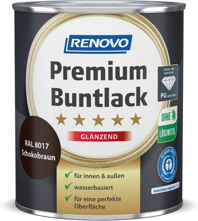 RENOVO Buntlack glänzend »Premium«, schokobraun RAL 8017