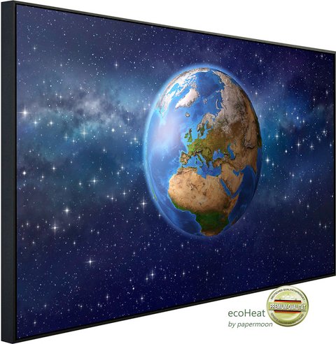 Thumbnail - papermoon Infrarotheizung »EcoHeat - Planet «, Matt-Effekt - bunt