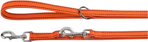 HEIM Hundeleine, Größe: verstellbar, Nylon, orange