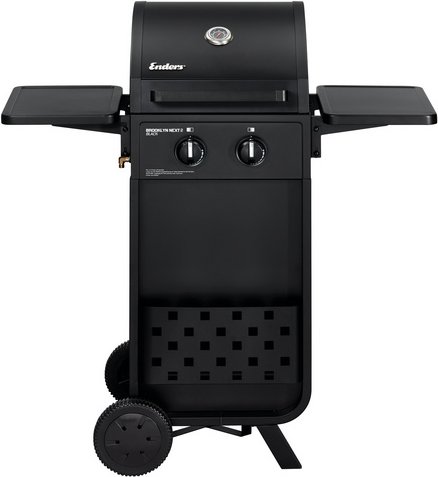 ENDERS Gasgrill »Brooklyn Next«, 2 Brenner, Grillfläche: 37,5 x 33 cm - schwarz