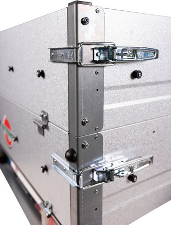 STEMA Bordwandaufsatz »mini 350«, (BxL): 108 x 134 cm - silberfarben