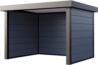 Telluria Pavillon »Singolo«, BxT: 358 x 298 cm (Außenmaß), grau