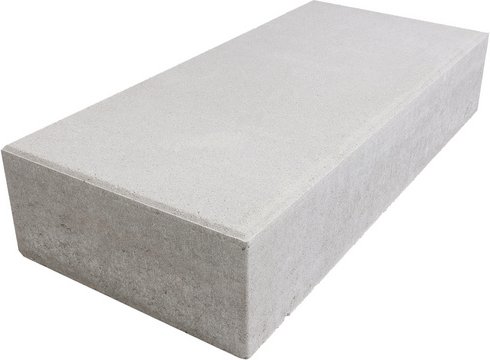 EHL Blockstufe, BxHxL: 75 x 15 x 35 cm, Beton - grau