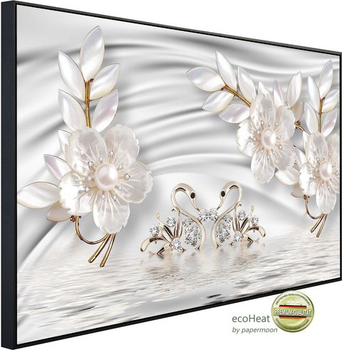 Thumbnail - papermoon Infrarotheizung »EcoHeat - Muster mit Blumen«, Matt-Effekt - bunt