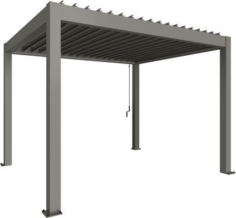 Thumbnail - BIOHORT Pergola »Gr. 3,5x3«, BxHxT: 367,5 x 255 x 312 cm, quarzgrau-metallic