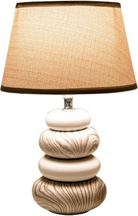 Thumbnail - NÄVE Tischleuchte »STONEY«, BxL: 200 x 200 mm, ohne Leuchtmittel - grau