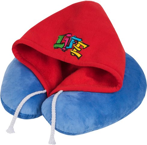 Kids Experts Nackenrolle »Graffiti«, Polyester - blau