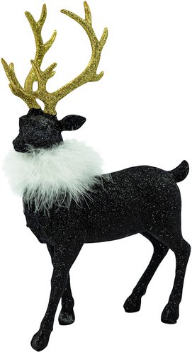 NOOR living Elchkopf, Höhe: 36,5 cm, schwarz