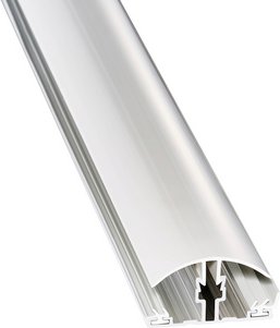 GUTTA Klemmprofil, Polyvinylchlorid (PVC), geeignet für 10 und 16 mm Stegplatten - silberfarben