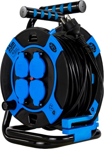 REV-Ritter Kabeltrommel, BxH: 24 x 31,5 cm, Kunststoff - schwarz