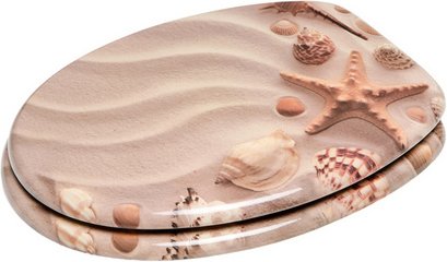 Sanilo WC-Sitz, BxL: 37,7 x 47 cm, Sanibel - beige