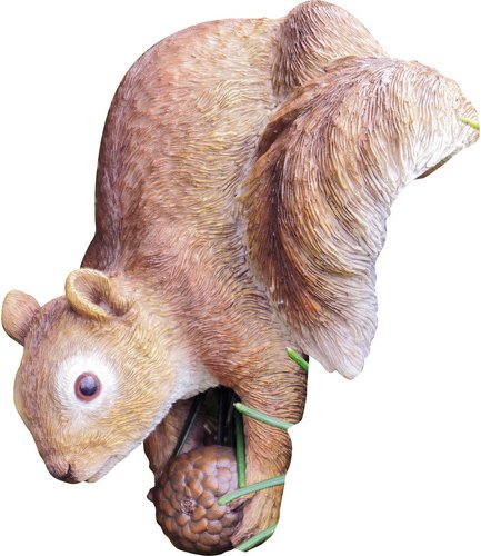 GRANIMEX Teichfigur »Ricko«, Eichhörnchen, Polystone, bunt - braun