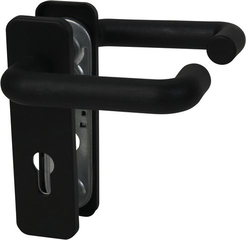 ALPERTEC Feuerschutzgarnitur, Eisen - schwarz