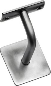 Intersteel Handlaufträger, Edelstahl, flach Auflage - silberfarben