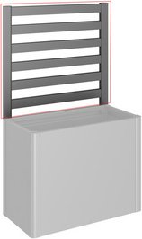 BIOHORT Rankgitter »DaVinci«, Gr.100, BxH: 102 x 91 cm, dunkelgrau-metallic