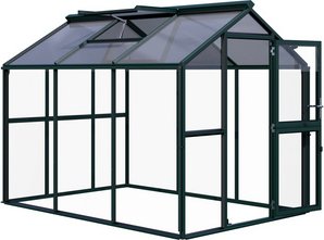 KGT Gewächshaus »Galant«, BxLxH: 2,16 x 3,08 x 2,38 m, 6,65 m², abschließbar - gruen