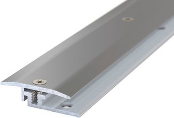 CARL PRINZ Übergangsprofil »LPS Design«, BxH: 27 x 7 mm, versenkt gelocht - silberfarben