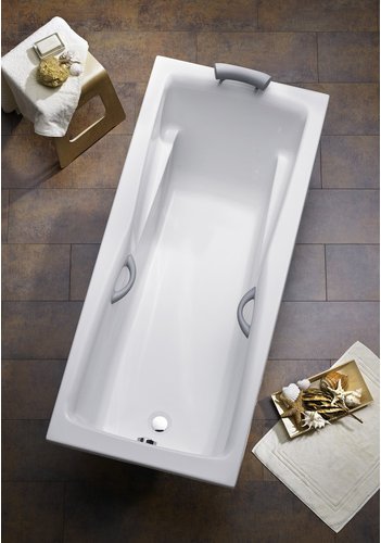 OTTOFOND Badewanne »Atlanta«, BxHxL: 70 x 45,5 x 170 cm, Körperform - weiss