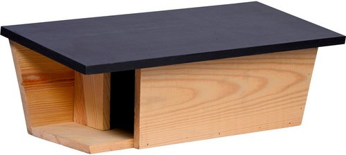 Thumbnail - DOBAR Nistkasten, für Bachstelzen, 45 x 18 x 15 cm, Kiefer - braun