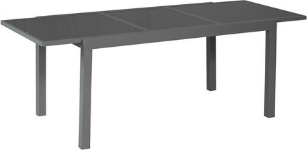 MERXX Gartenmöbel-Diningset »Alassio«, 7 tlg., 6 Sitzplätze, Aluminium - grau