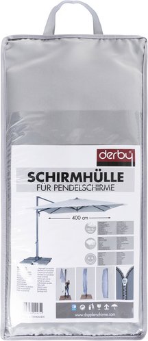 Thumbnail - derby® Schirmhülle, BxHxT: 24 x 150 x 18 cm, Kunstfaser - grau