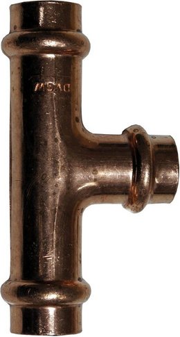 CORNAT Press-T-Stück, Kupfer