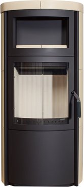 HARK Kaminofen »Vito WW GT ECOplus«, creme, Stahl, 14 kW, wasserführend - beige