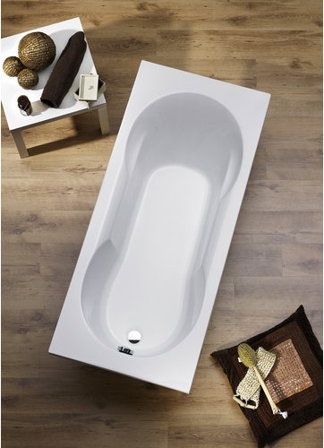 OTTOFOND Badewanne »Viva«, BxHxL: 70 x 38 x 160 cm, Körperform - weiss