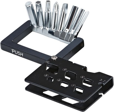 PROPHETE Multifunktionswerkzeug, 21 Funktionen, schwarz