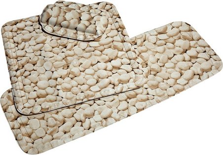 KLEINE WOLKE Wanneneinlage, BxL: 36 x 92 cm - beige