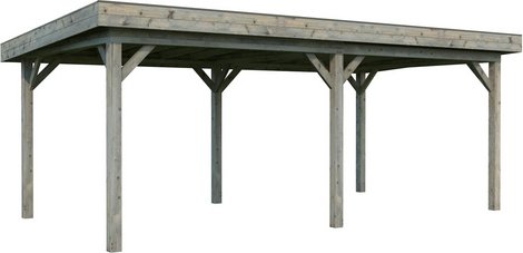 PALMAKO Pavillon »Lenna«, BxHxT: 588 x 245 x 300 cm, Grau