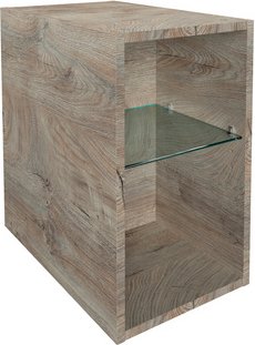 FACKELMANN Regal »Oxford«, Nature-Oak, 2 Fächer, BxHxT: 30 x 50,9 x 48,7 cm - braun