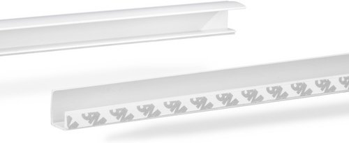 Lichtblick Seitenschiene, Kunststoff - weiss