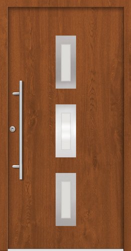 Splendoor Sicherheitshaustür »PULA Prime RC2«, Aluminium, in golden oak - braun