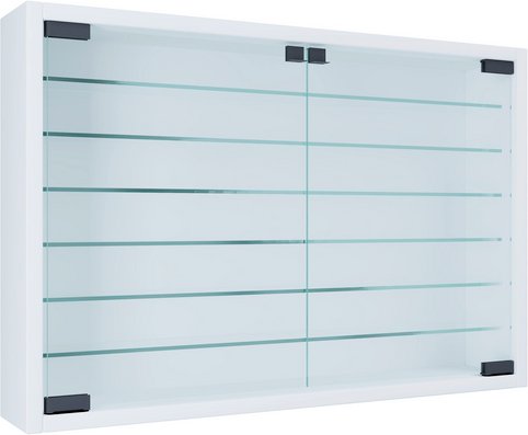 VCM Hängevitrine »Mandosa«, BxHxL: 60 x 40 x 10 cm - weiss