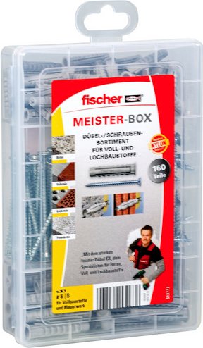 FISCHER Sortimentskasten, Kunststoff - grau