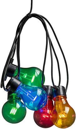 Thumbnail - Konstsmide LED-Lichterkette, 4,8 W, Kunststoff - schwarz