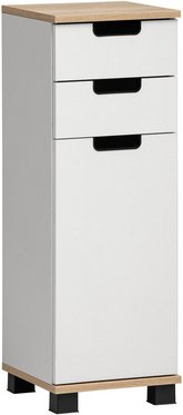 SCHILDMEYER Highboard »Emmik«, BxH: 30,3 x 88,1 cm, weiß eiche - weiss
