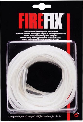 Thumbnail - FIREFIX® Dichtlippe, BxL: 1,65 x 500cm, Silikon, für: Wohnbereich - transparent