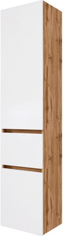HELD MÖBEL Seitenschrank »Lucca«, BxHxT: 40 x 180 x 35 cm - weiss