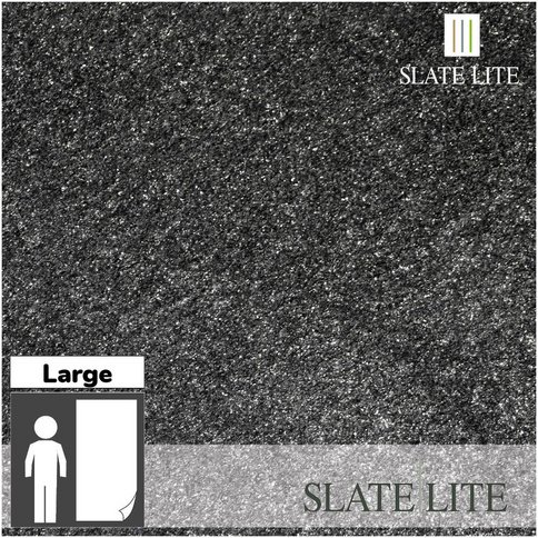 SlateLite Sandsteinfunier »Black Pearl«, bunt, Leicht-Schiefer - grau