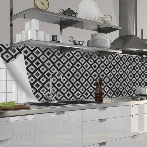 Thumbnail - mySPOTTI Küchenrückwand »Kojo«, Polyvinylchlorid (PVC), Grafisch