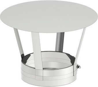 Tecnovis Regenhaube »Zitec-Eco«, Ø180 mm - silberfarben