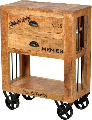 SIT Kommode »RUSTIC«, Mangoholz/Metall - braun